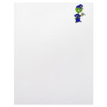 Alien Cop Writing a Ticket Customized Letterhead