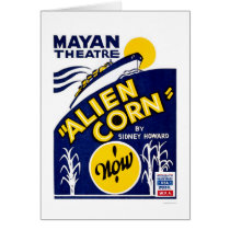 Alien Corn Drama 1938 WPA cards by lc_wpa Alien Corn Drama 1938 WPA cards