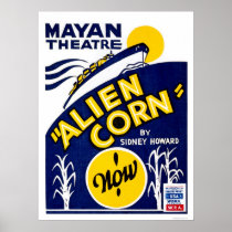 Alien Corn Drama 1938 WPA Print