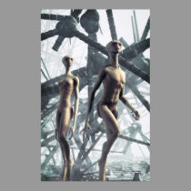 Alien couple posters