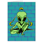 Alien Coverup Greeting Cards