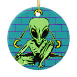 Alien Coverup Christmas Ornaments