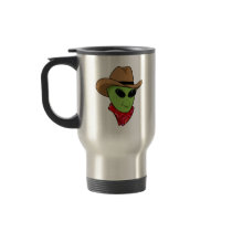 Alien Cowboy Coffee Mug