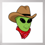 Alien Cowboy Posters
