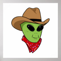 Alien Cowboy Posters