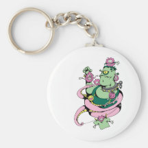 Alien Creature & Monsters Fantasy Art Keychain