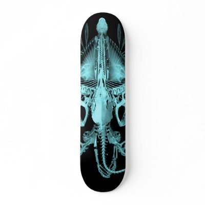 Alien Creature Skeleton Skateboard from Zazzle.com : zazzle skull cool skateboard freaky
