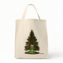 Alien Creatures Santa Tote Bag
