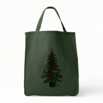 Alien Creatures Santa Tote Bag