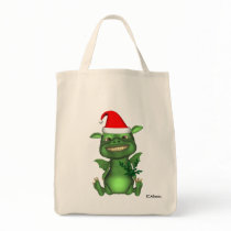Alien Creatures Santa Tote Bag