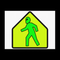 Alien Crossing postcards