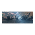 Alien Crystal World Poster posters
