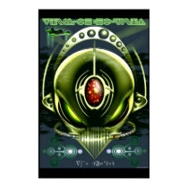 Alien Cyborg poster (Customizable) posters by LinkArtworks Alien Cyborg poster (Customizable) posters