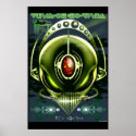 Alien Cyborg poster (Customizable) posters
