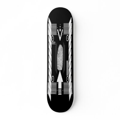 alien deck skateboard decks by binary_dreamz