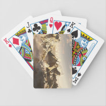 Alien Desert Canyon in the Clouds playing cards