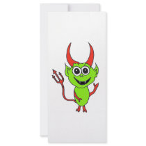 Alien Devil rack cards