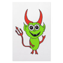Alien Devil stationery by miserablemisty Alien Devil stationery