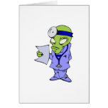 Alien Doctor Greeting Cards