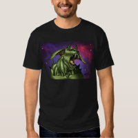Alien Dog Monster Warrior by Al Rio T-shirt