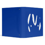 Alien emoticon vinyl binders