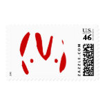 Alien emoticon postage