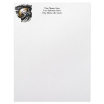 Alien Extraterrestrial Races Letterhead Template