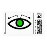 Alien Eye Postage Stamp