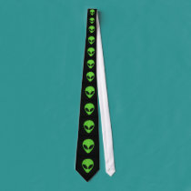 Alien face2 tie