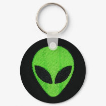 Alien face keychain by minx267 Alien face keychain