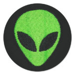 Alien face (stickers)