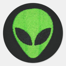 Alien face (stickers)
