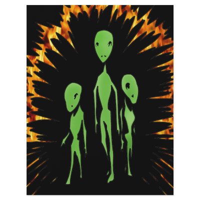 Alien Family Custom Flyer by sagart1952