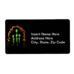 Alien Family Shipping Labels