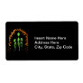 Alien Family Shipping Labels