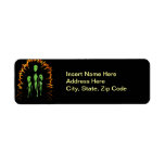 Alien Family Return Address Label