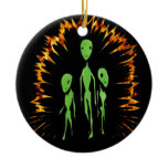 Alien Family Ornament