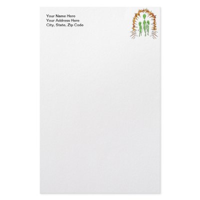 Alien Family Customized Stationery by sagart1952