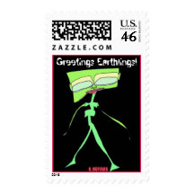 Alien Fashion Model Stamp
