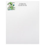 Alien Female Personalized Letterhead