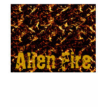 Alien Fire t-shirts