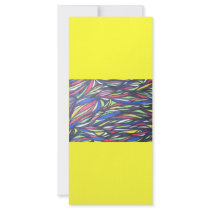 Alien Fish Migrating Custom Rack Cards