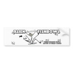 Alien Fishbowl sticker Bumper Sticker