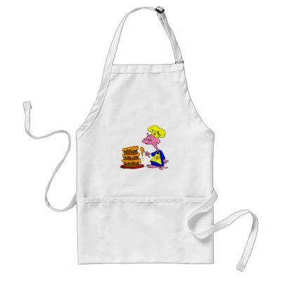 Alien Frosting Cake Aprons by alien_nation