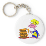 Alien Frosting Cake Key Chain