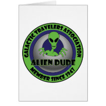 ALIEN GALAXY #2 GREETING CARD