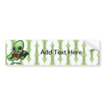 Alien Gambler Bumper Sticker