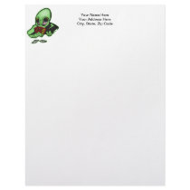 Alien Gambler Custom Letterhead