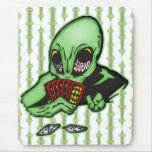 Alien Gambler Mouse Pad