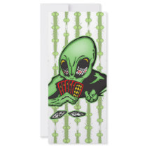 Alien Gambler Rack Cards